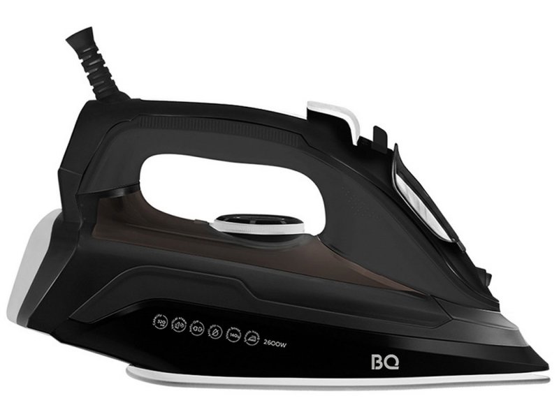 BQ SI1002 чёрный — вид сбоку, шнур 1,7 м, пятка и рукоять