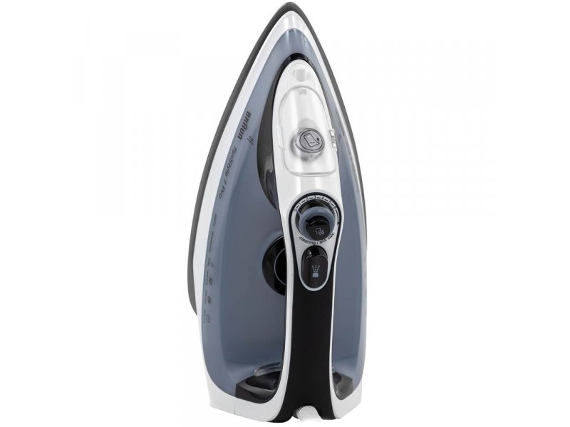 Braun SI7149WB алюминиевая подошва вид снизу отверстия пара