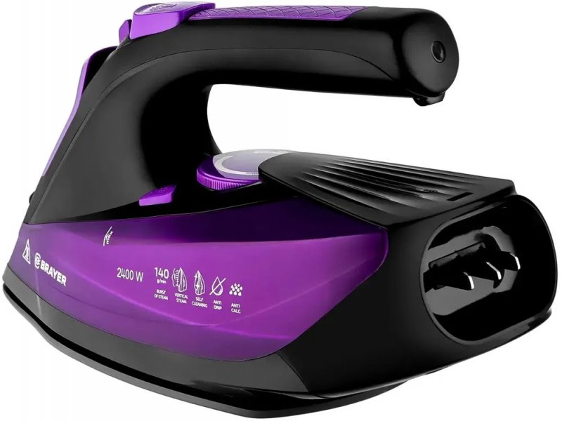 Brayer BR4016 — детали корпуса и носик утюга для труднодоступных мест