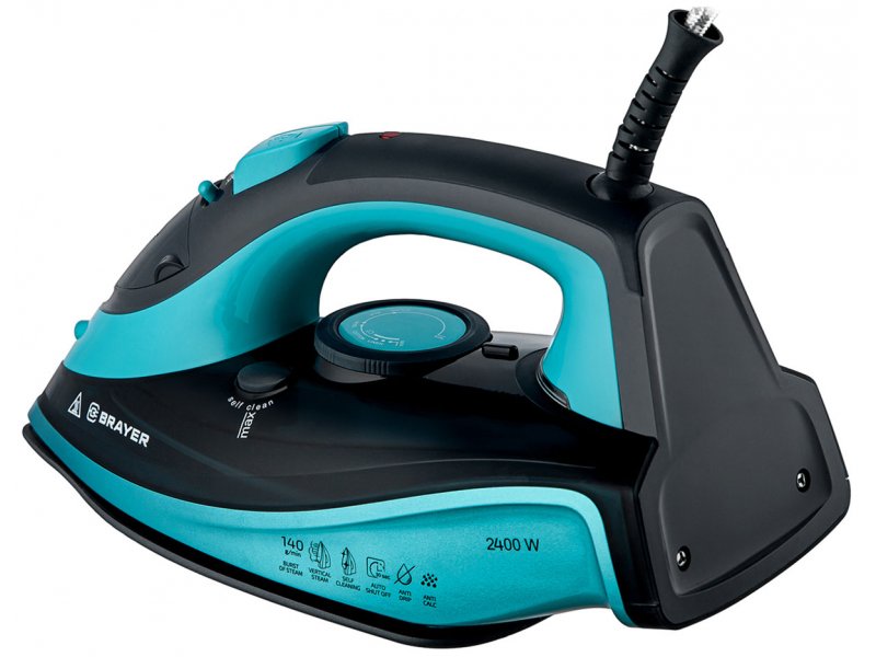 Brayer BR4019 — шнур 1.9 м и задняя часть утюга