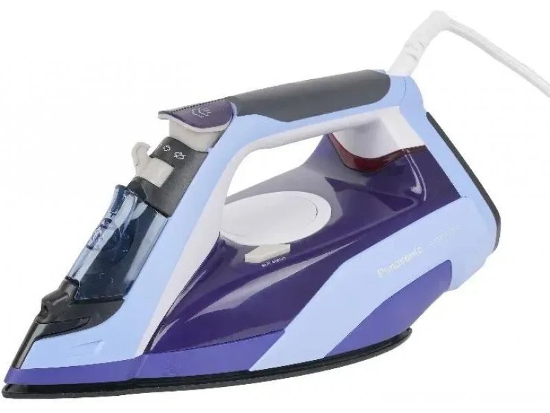 Panasonic NI-TW800CMTW фиолетовый — органы управления на ручке и резервуар для воды