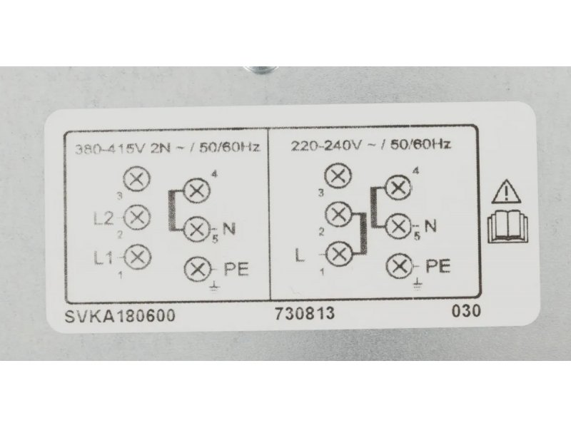 Gorenje ECT643WCSC электрическая схема подключения 380В 220В клеммы