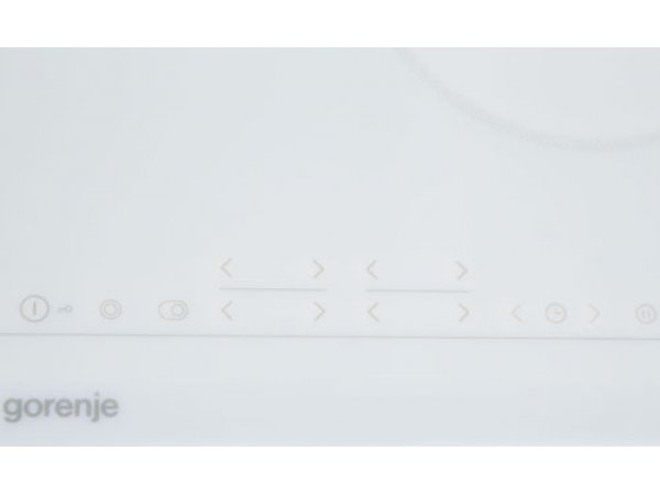 Gorenje ECT 643 WCSC сенсорная панель управления — кнопки и индикаторы с красной подсветкой