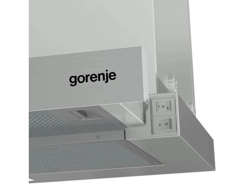 Gorenje TH60E5X встраиваемая вытяжка боковой вид габариты установки