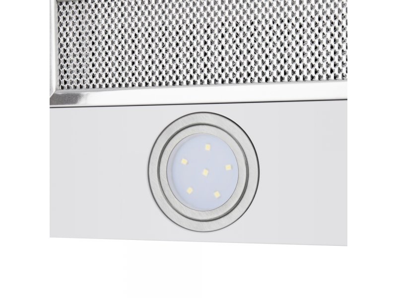 Homsair Flat 60 White крупный план LED светильника металлическая сетка фильтра голубое свечение диодов