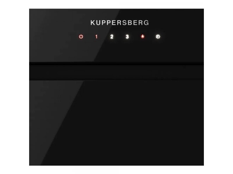 Kuppersberg High-Tech Inflat 60 B — сенсорная панель управления с кнопками питания, скоростей 1–3 и интенсивного режима