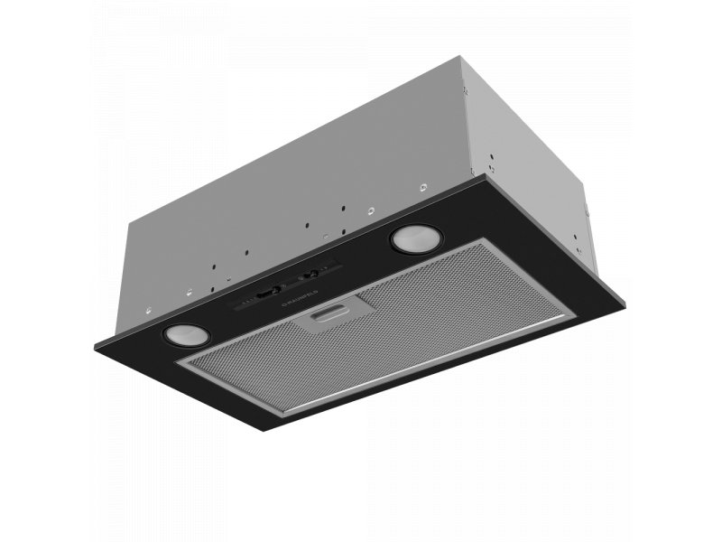 Maunfeld Crosby Light 5028 черный &mdash; боковой профиль, высота корпуса 16,7 см, глубина 28 см