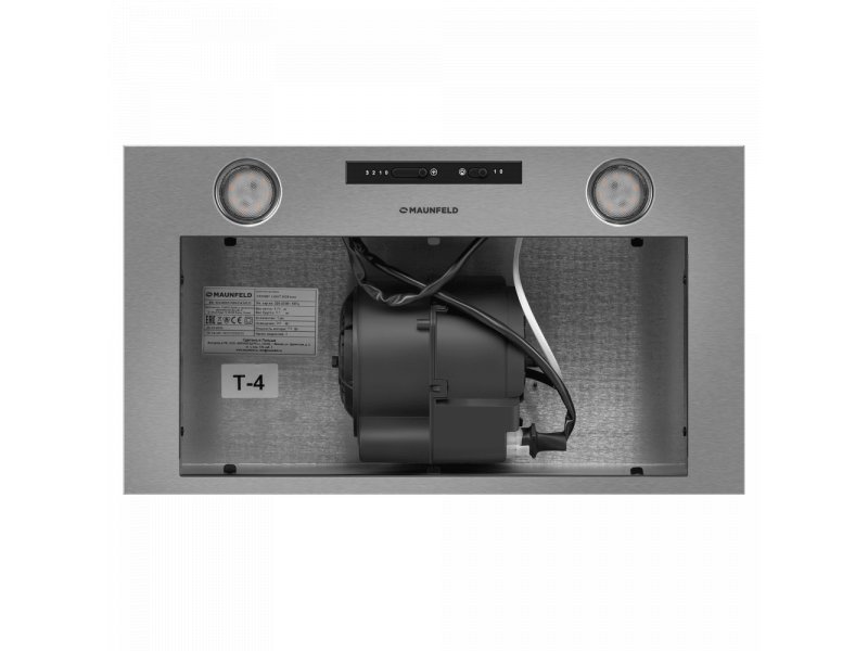 Maunfeld Crosby Light 5028 — внутренняя конструкция, мотор-вентилятор и крепёжные элементы