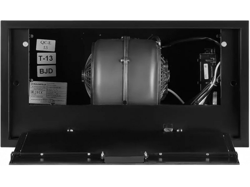 Maunfeld MZR 60 Lux внутренняя конструкция мотор и электрооборудование вид снизу
