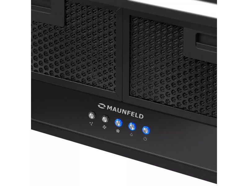 Maunfeld Vivid 603EM — панель управления с пятью кнопками выбора скорости и питания