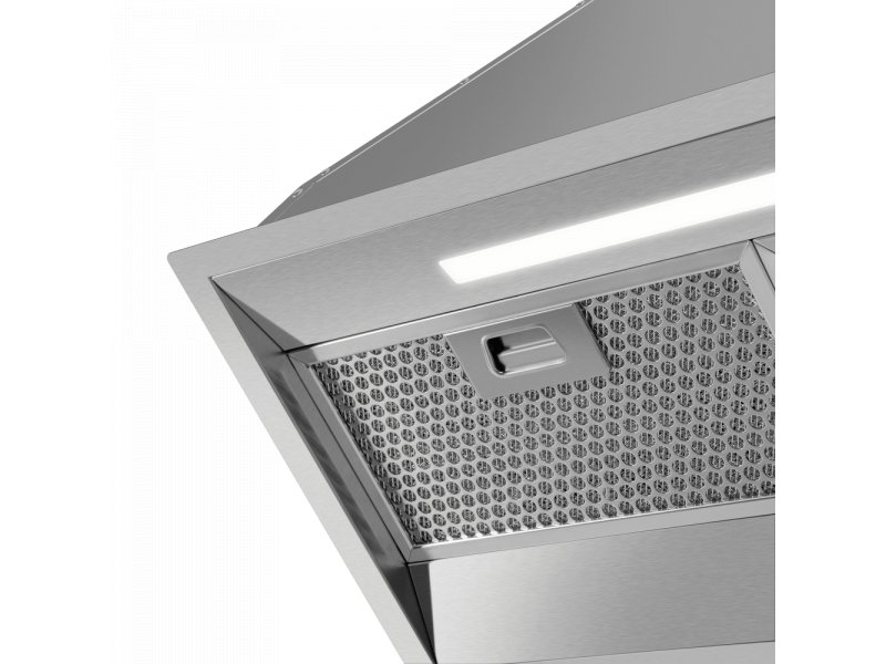Maunfeld Vivid 603EM угловой вид металлическая сетка фильтра LED-подсветка тонкая верхняя часть корпуса