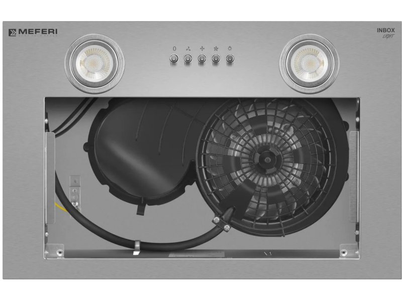 Meferi Light Inbox45IX внутреннее устройство — асинхронный мотор и воздуховоды циркуляции