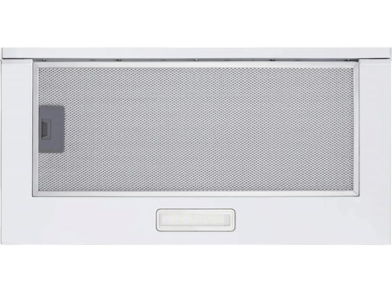 Meferi Light SlideBox60WH вид спереди — выдвижная панель с металлической сеткой и клавишным управлением