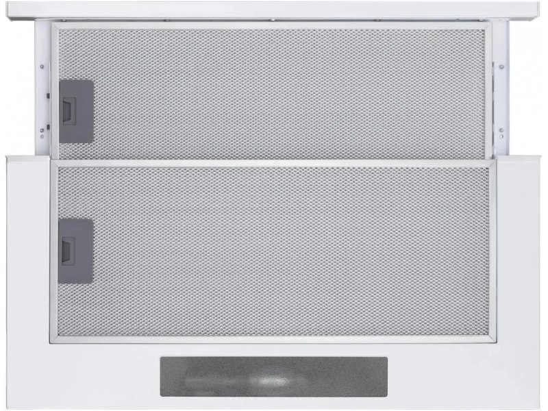 Meferi SLIDEBOX60WH обе панели выдвинуты двухуровневая конструкция сетчатые фильтры открыты