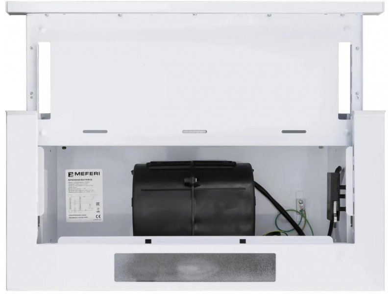 Meferi SLIDEBOX60WH вид изнутри двигатель электрические компоненты схема подключения