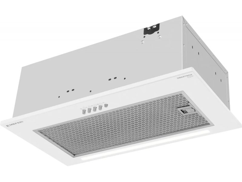 Meferi Power SmartBox52WH встраиваемая вытяжка белый корпус установка в потолочный шкаф