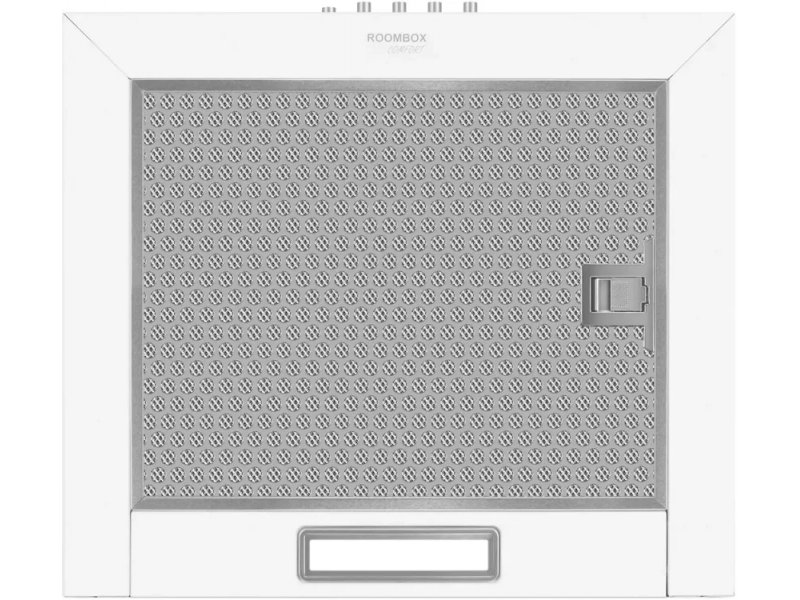 Meferi Roombox Comfort 40WH &mdash; металлическая кассета жиропоглощающего фильтра с сетчатой решёткой, вид сверху