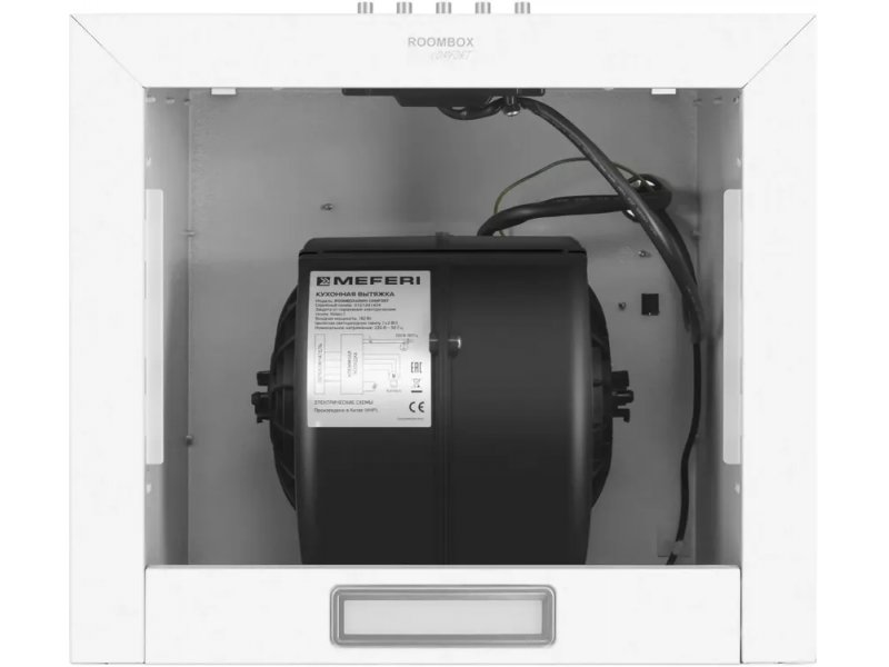 Meferi Roombox Comfort 40WH внутреннее устройство &mdash; одномоторная схема, электродвигатель и техническая маркировка