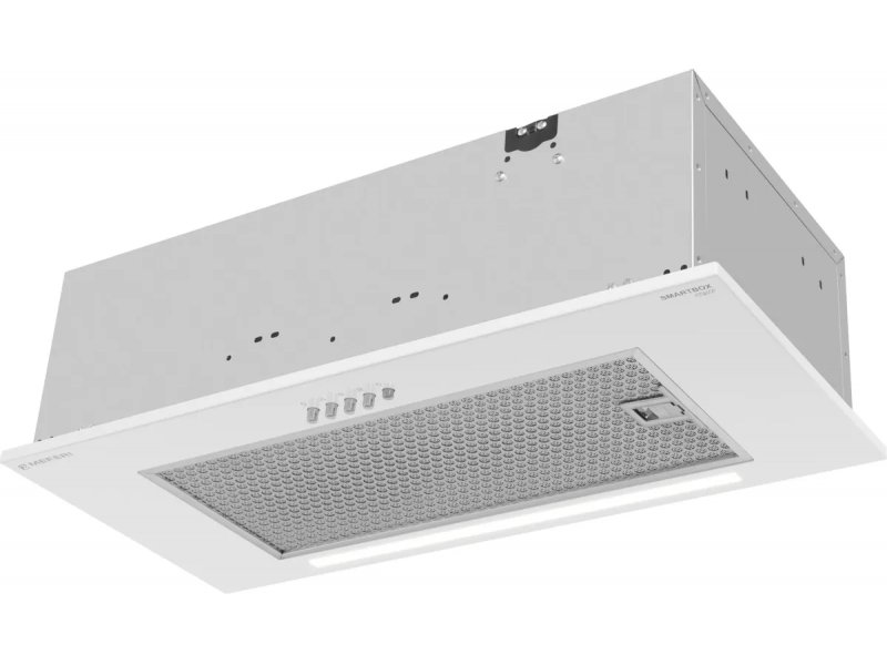 Meferi Power SmartBox60WH белая встраиваемая вытяжка в потолке кухонного шкафа