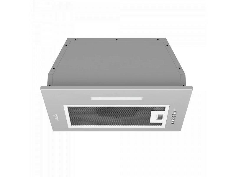 Monsher High-Tech Angers 40 — боковой вид под углом, компактный профиль выдвижной конструкции, металлический каркас