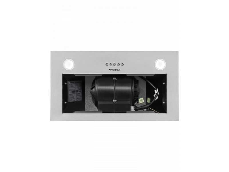 Nordfrost FB 6060 X вид изнутри — мотор, воздуховод и система крепления