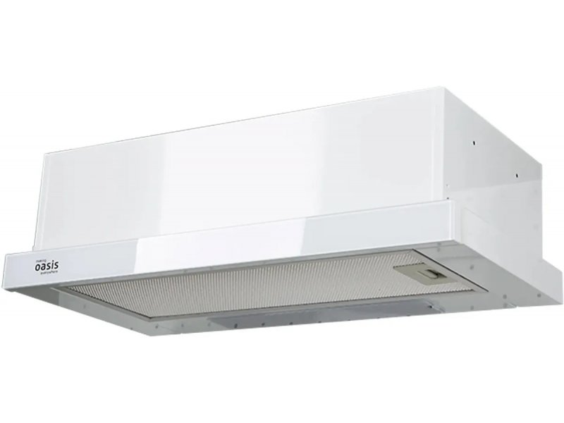 Oasis UV-60WG F алюминиевые жиропоглощающие фильтры вид под углом конструкция вытяжки