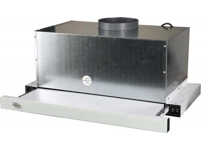 Oasis VT-60WG F с открытым выдвижным козырьком, кнопки управления на чёрной панели