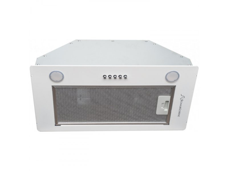 Schaub Lorenz SLD EW5210 белый &mdash; встраиваемая вытяжка 52 см, передняя панель с кнопками управления