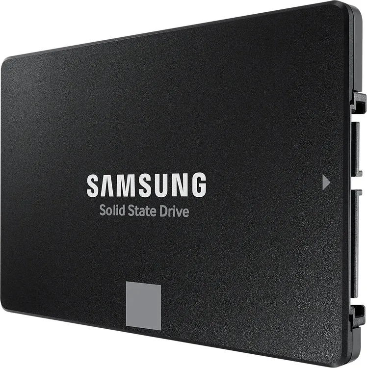 Samsung 870 EVO 2TB разъём SATA — боковой профиль накопителя