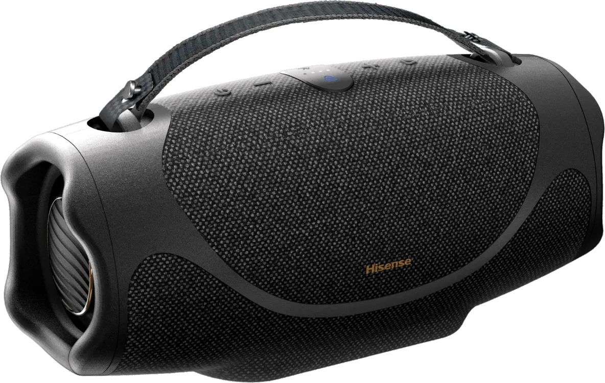 Hisense FlexBoom боковой профиль динамики индикатор уровня заряда компактный дизайн