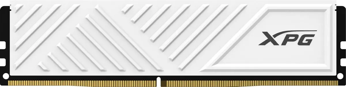 ADATA Gammix AX4U320016G16A-SWHD35 белый радиатор DDR4 вид сбоку