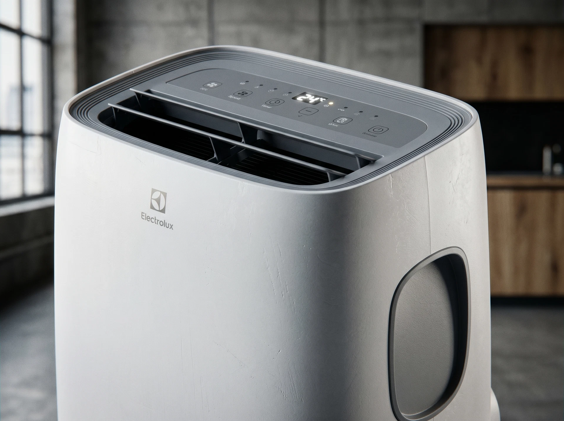 Electrolux Loft EACM-13 CL/N3 белый корпус крупным планом серия Loft
