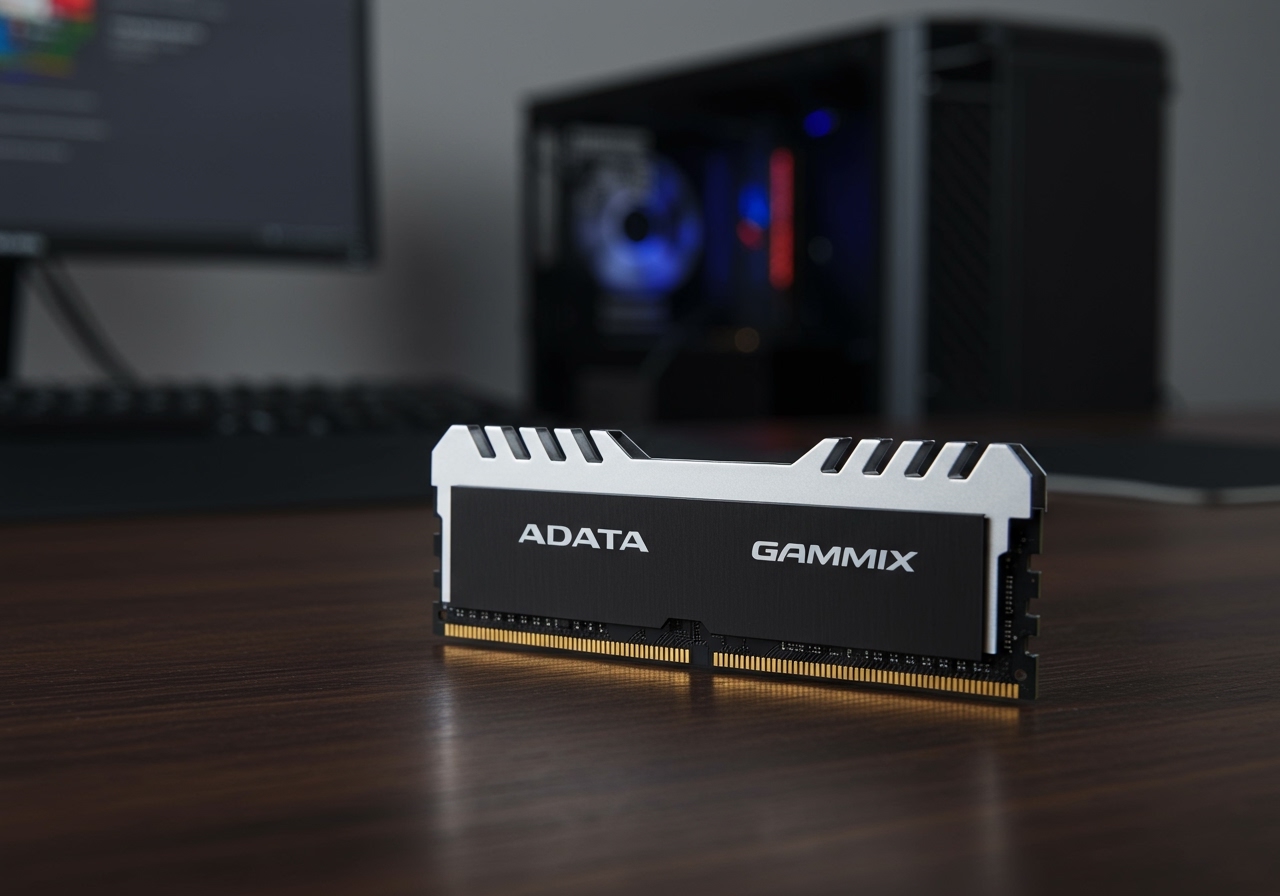 Оперативная память ADATA Gammix AX4U32008G16A-SWHD35, DDR4 1х 8ГБ 3200 МГц, DIMM, RTL - общий вид
