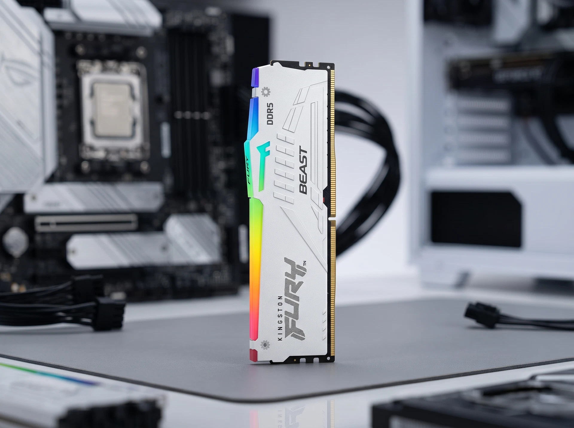 Оперативная память Kingston Fury Beast KF560C30BWA-32, DDR5 1х 32ГБ 6000 МГц, DIMM, RTL - фото в интерьере