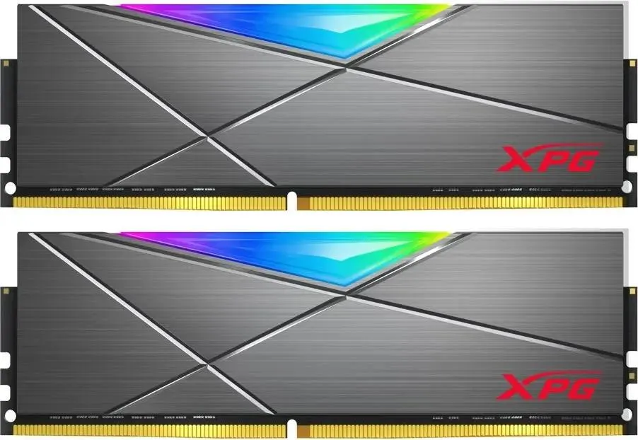 ADATA Spectrix AX4U320016G16A-DT50 DDR4 радиатор RGB-подсветка вид сбоку