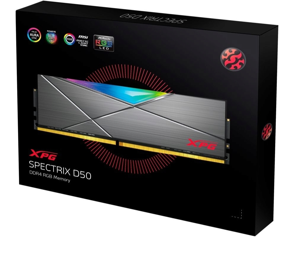 ADATA Spectrix AX4U320016G16A-DT50 два модуля DDR4 в комплекте общий вид