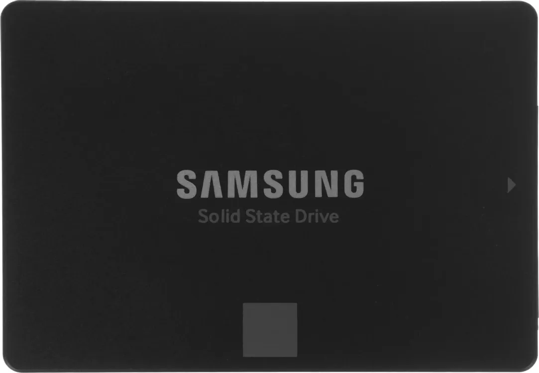 Samsung 870 EVO 1 ТБ — корпус накопителя, толщина 7 мм, габариты для ноутбука