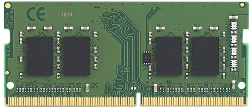 Kingston Value KVR32S22S8/8 DDR4 SODIMM 8 ГБ — печатная плата с золотыми контактами 260-pin