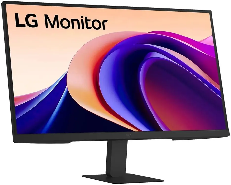 LG 27U631A-B боковой профиль тонкий корпус монитора дизайн