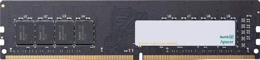 Apacer EL.08G21.GSH DDR4 8 ГБ 3200 МГц — модуль оперативной памяти DIMM вид спереди