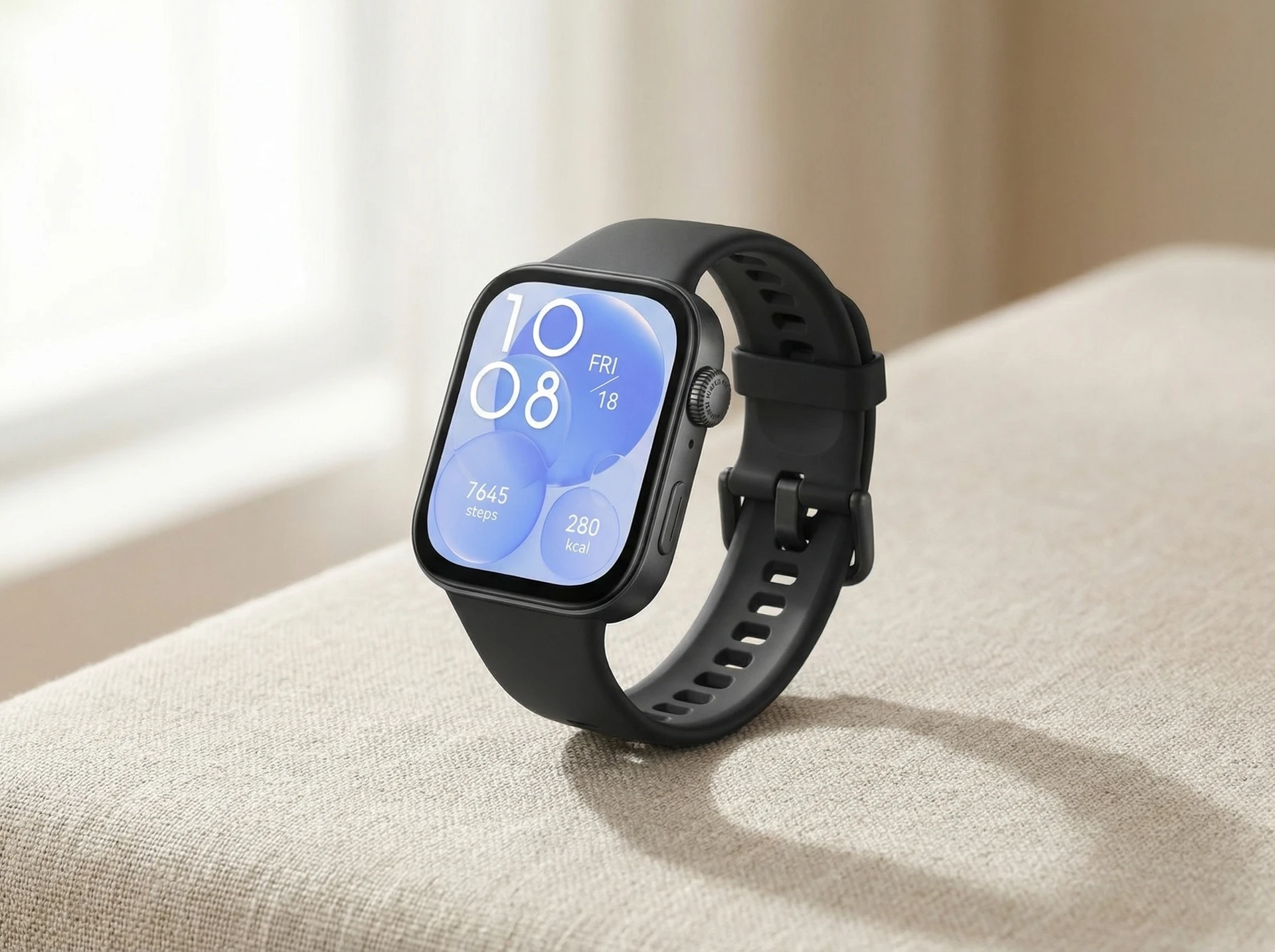 Смарт-часы Huawei Watch Fit 3 Solo-B09S черный [55020cee] - фото в интерьере