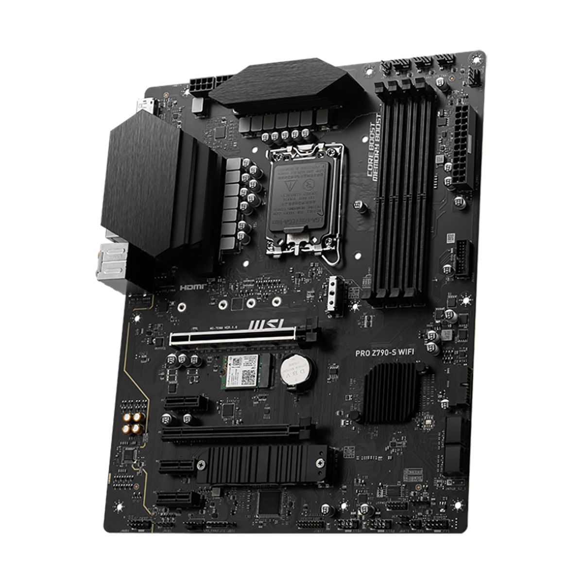 MSI Pro Z790-S WiFi задняя панель портов USB HDMI DisplayPort и Wi-Fi антенны