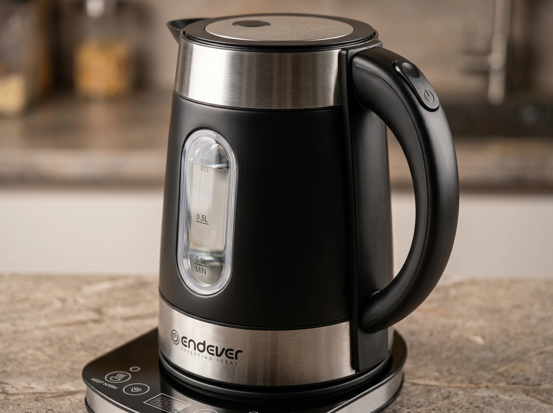 Endever Skyline KR-367G — детали корпуса, подсветка и основание с отсеком для шнура