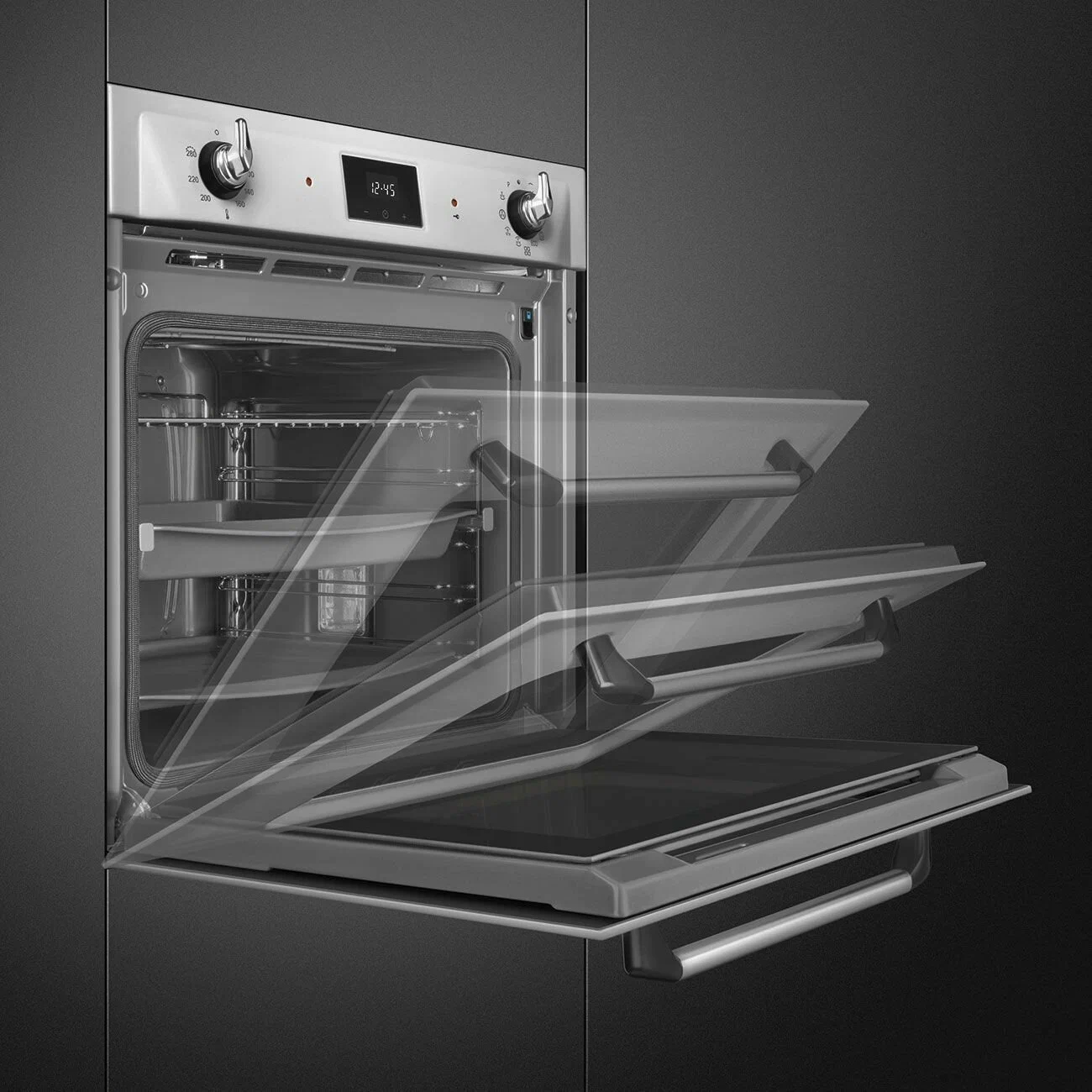 Встраиваемый духовой шкаф SMEG SOP6900TX, официальная гарантия