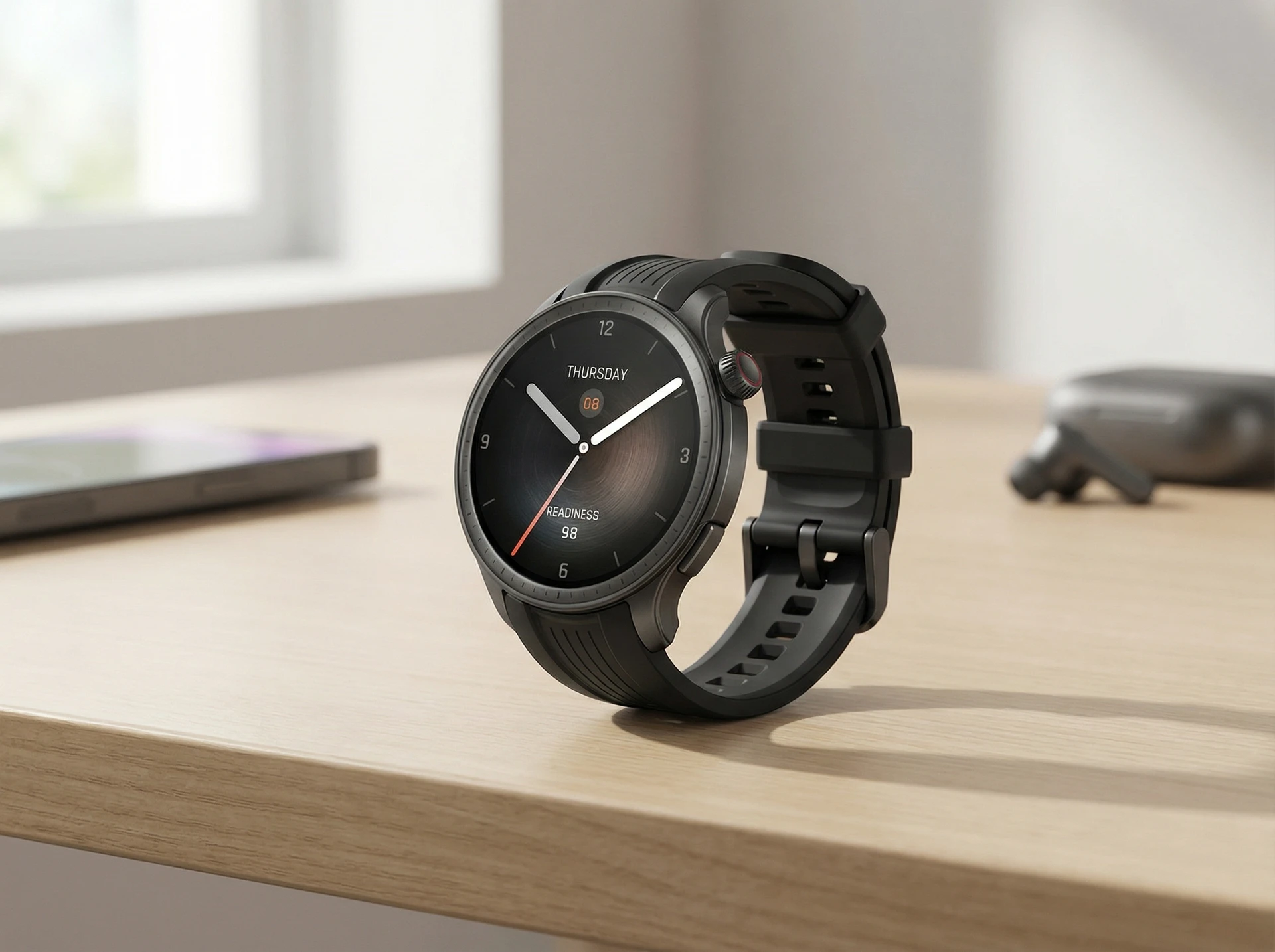 Смарт-часы Amazfit Balance A2287 46mm черный [6972596107415] - фото в интерьере
