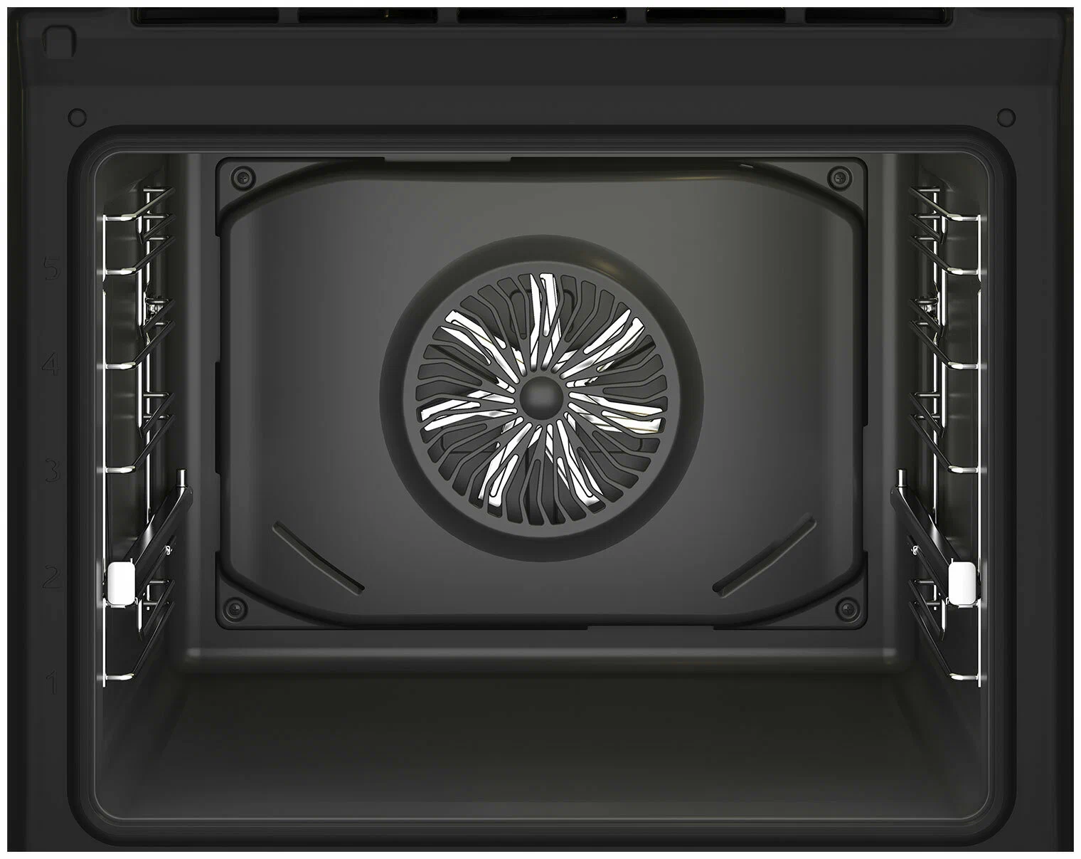 Beko BBIM174N0BE внутренняя камера с конвекционным вентилятором и нагревательными элементами