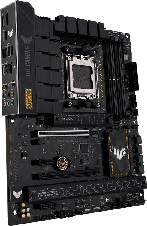 ASUS TUF Gaming B650-Plus WiFi задняя панель портов USB LAN DisplayPort HDMI