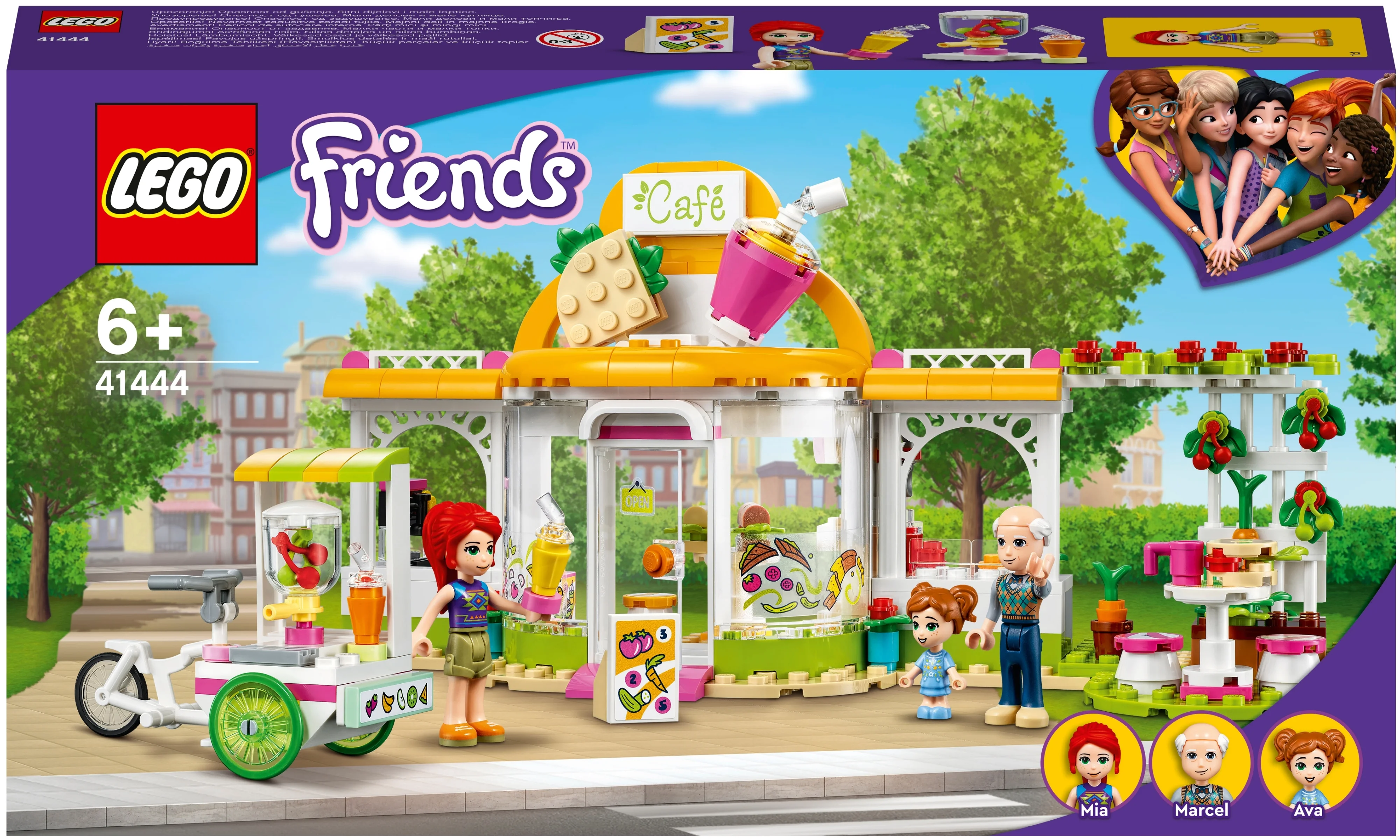 Конструктор LEGO Friends 41444 Органическое кафе Хартлейк-Сити, 314 дет.