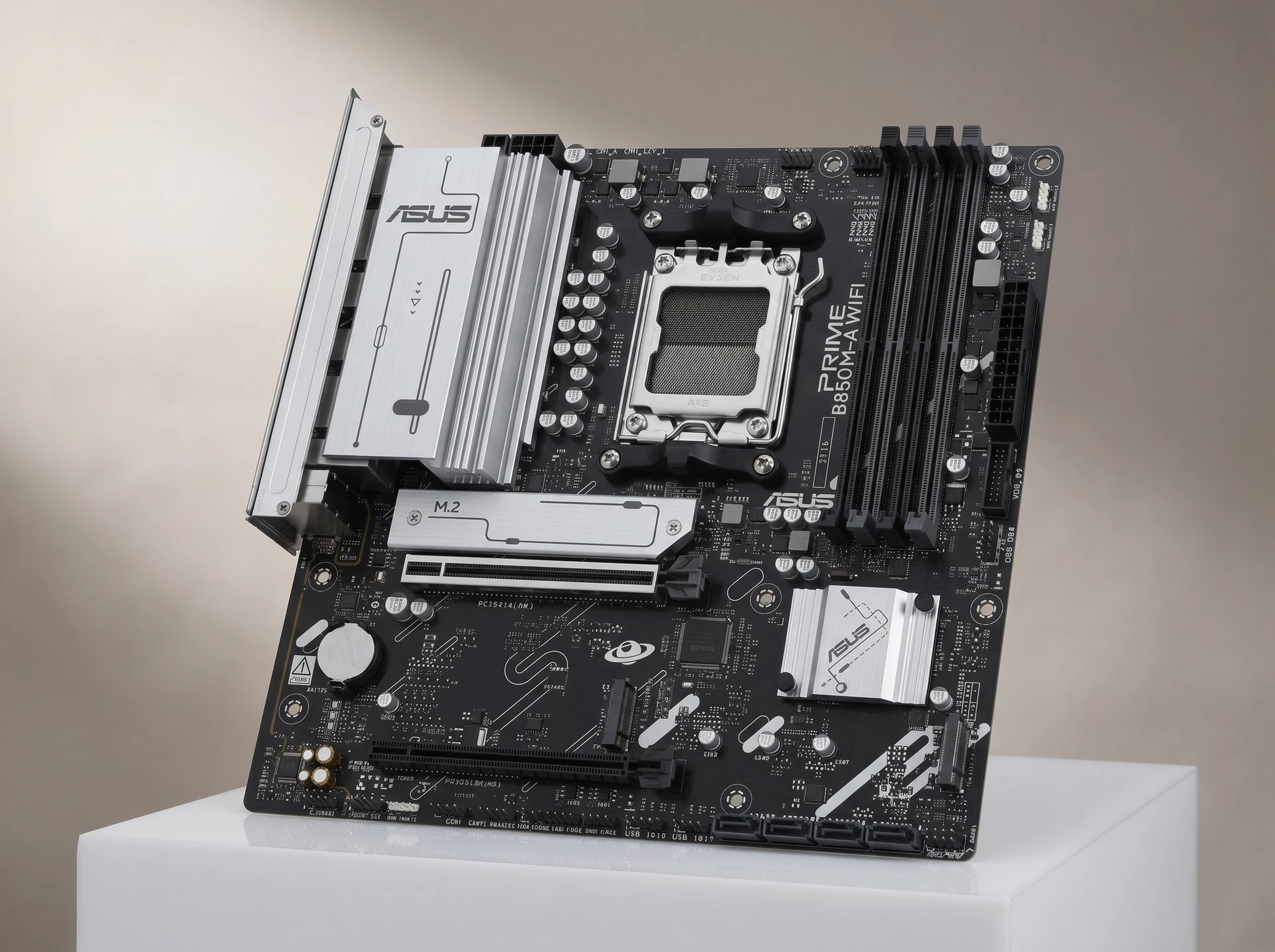 Материнская плата Asus Prime B850m-a Wifi, Socket AM5, AMD B850, mATX, RTL [90MB1LN0-M0EAY0] - фото в интерьере