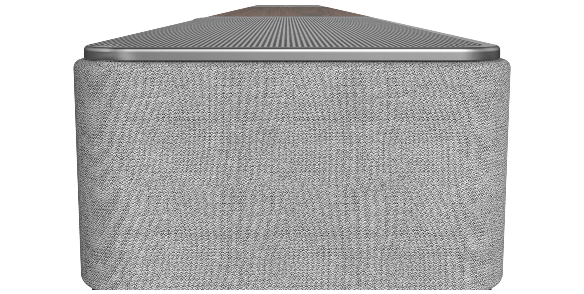 Klipsch Flexus Core 300 Walnut вид спереди — 11 динамиков в корпусе шириной 1372 мм